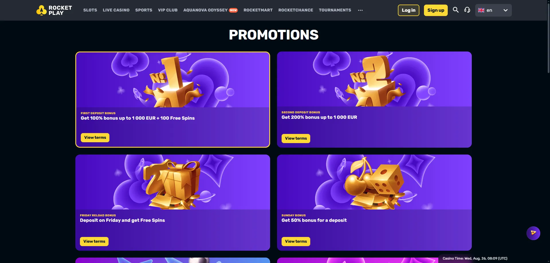 Rocketplay Casino 2026 working mirror link and welcome bonus